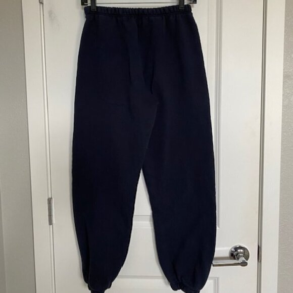 SPRWMN Navy Blue Heart Logo Fleece Jogger Sweatpants XS - Picture 11 of 15